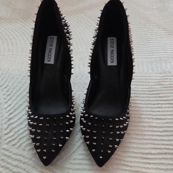 Steve Madden Shoes - Steve Madden Black Pointed-Toe Spike Stiletto Pumps